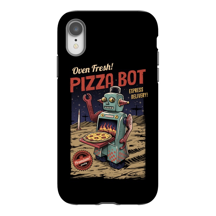 iPhone Xr StrongFit Pizza Bot by Vincent Patrick Trinidad