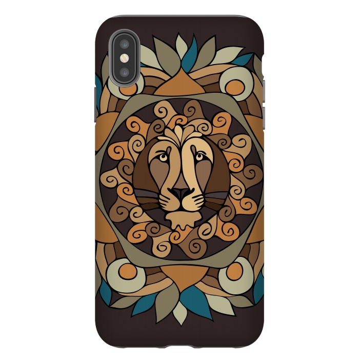 iPhone Xs Max StrongFit MandaLion by Majoih