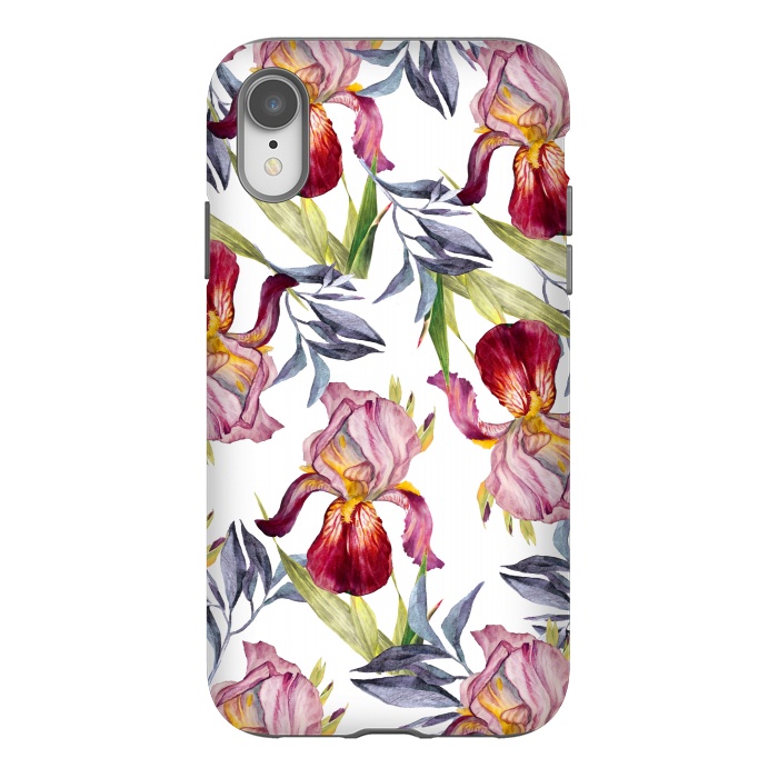 iPhone Xr StrongFit Born in Flowers by Creativeaxle