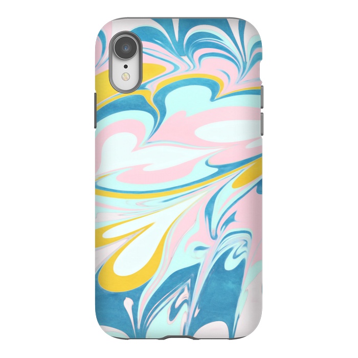 iPhone Xr StrongFit Melted Bubblegum Ice Cream by Micklyn Le Feuvre