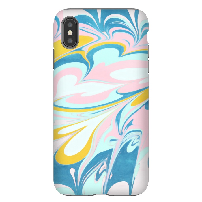 iPhone Xs Max StrongFit Melted Bubblegum Ice Cream by Micklyn Le Feuvre