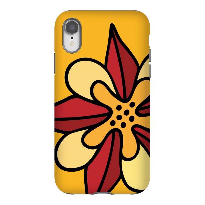 iPhone Xr StrongFit Aquilegia by Majoih
