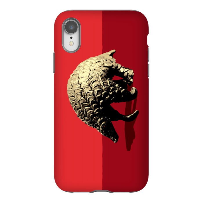 iPhone Xr StrongFit Pangolin by Mangulica