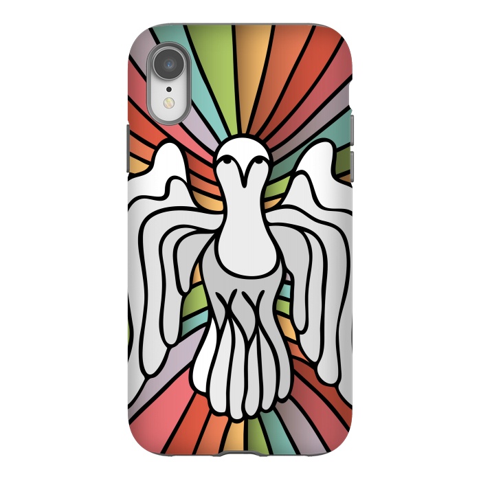 iPhone Xr StrongFit Rainbow Spirit by Majoih