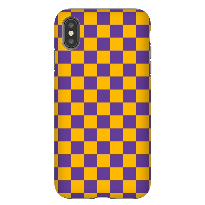 iPhone Xs Max StrongFit Checkered Pattern II by Art Design Works