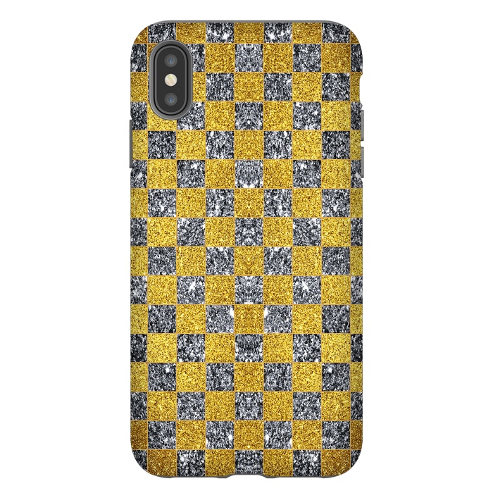 iPhone Xs Max StrongFit Checkered Pattern X by Art Design Works