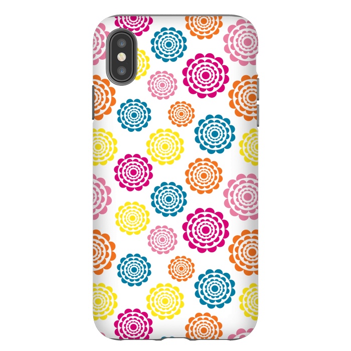 iPhone Xs Max StrongFit Bright Flowers by Martina