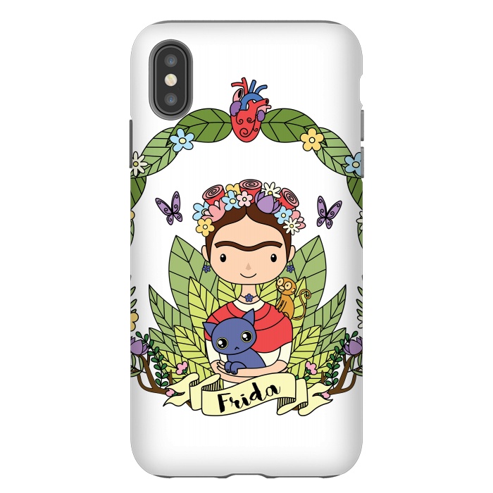 iPhone Xs Max StrongFit Frida by Laura Nagel
