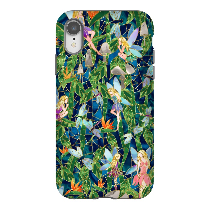 iPhone Xr StrongFit Emerald Forest Fairies by gingerlique