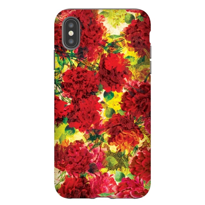 iPhone Xs Max StrongFit Colorful Roses by Rossy Villarreal
