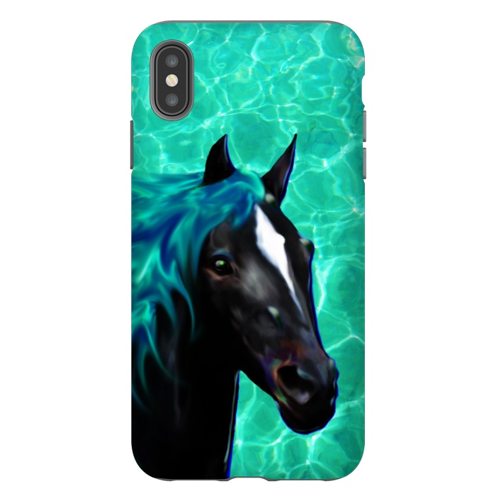 iPhone Xs Max StrongFit Horse Spirit Water Dream by BluedarkArt