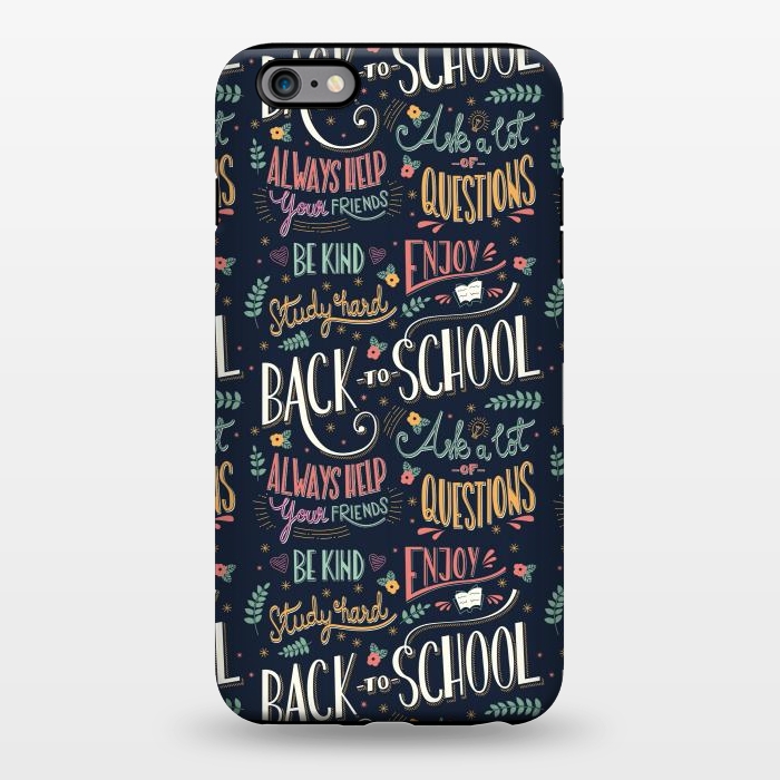 iPhone 6/6s plus StrongFit Back to school colorful by Jelena Obradovic