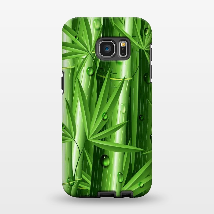 Galaxy S7 EDGE StrongFit Bamboo Jungle Zen by BluedarkArt