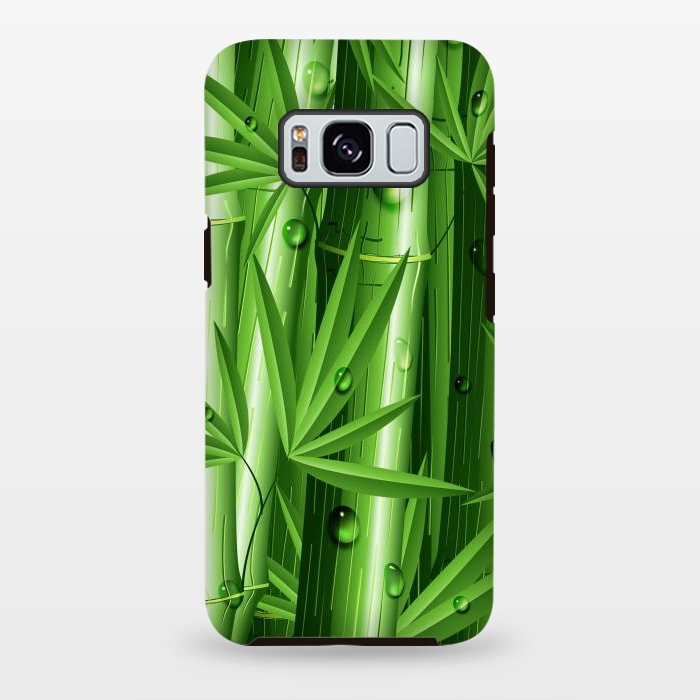Galaxy S8 plus StrongFit Bamboo Jungle Zen by BluedarkArt