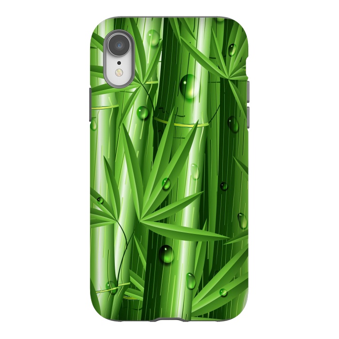 iPhone Xr StrongFit Bamboo Jungle Zen by BluedarkArt