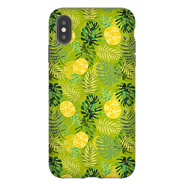 iPhone Xs Max StrongFit Eve's colorful pineapple garden Jungle by  Utart