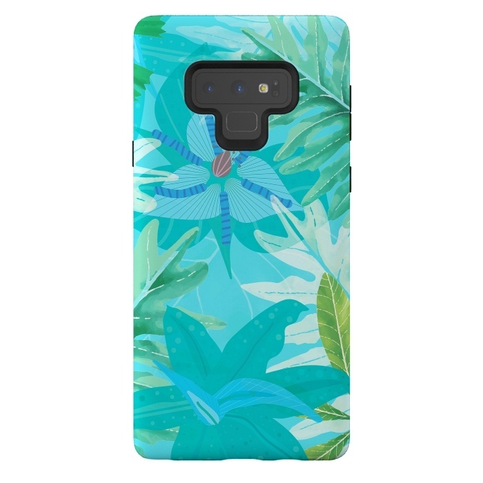 Galaxy Note 9 StrongFit Eve's blue Aroma Garden by  Utart