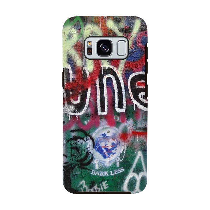 Galaxy S8 StrongFit Graffiti Grunge Wall Art by Andrea Haase