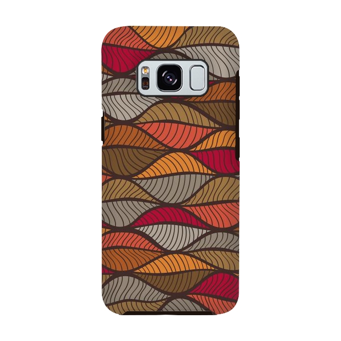 Galaxy S8 StrongFit Sea of Autumn Leaves by Majoih
