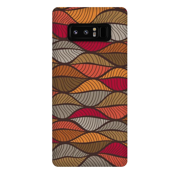 Galaxy Note 8 StrongFit Sea of Autumn Leaves by Majoih