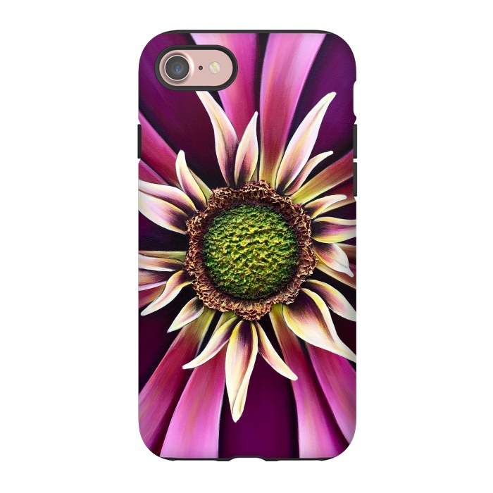 iPhone 7 StrongFit Pink Burst by Denise Cassidy Wood