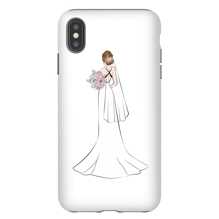 iPhone Xs Max StrongFit Pretty Bride by Martina
