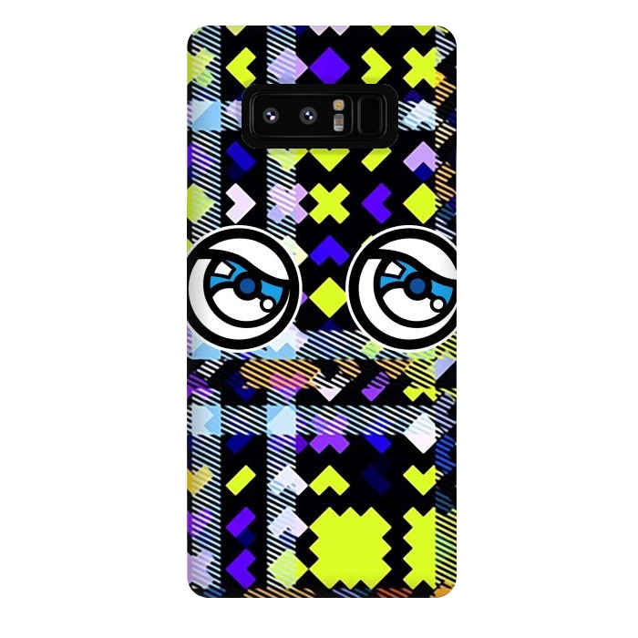 Galaxy Note 8 StrongFit Modern Tartans by Michael Cheung