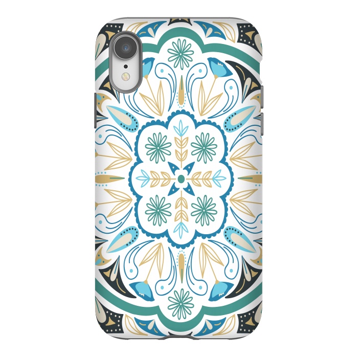 iPhone Xr StrongFit Boho Medallion by TracyLucy Designs