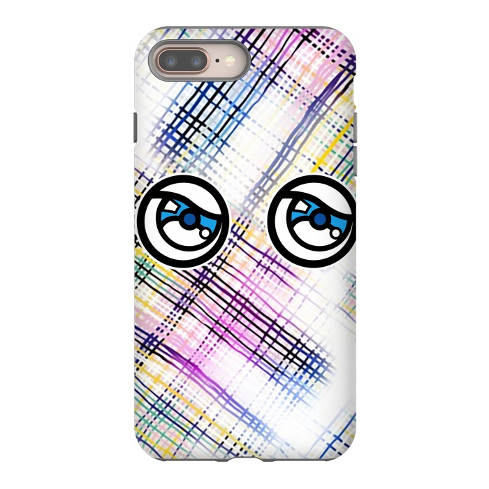 iPhone 7 plus StrongFit Modern Tartans 2 by Michael Cheung