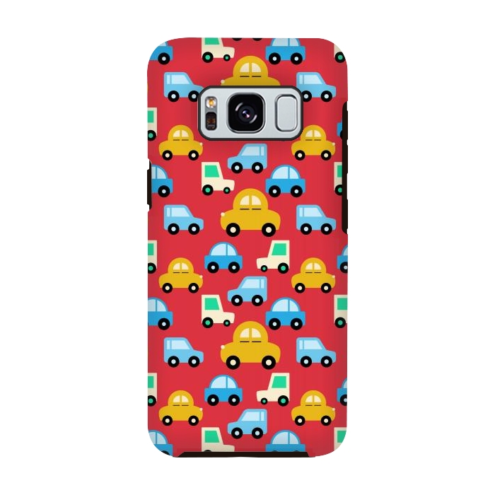 Galaxy S8 StrongFit colourful cars by TMSarts