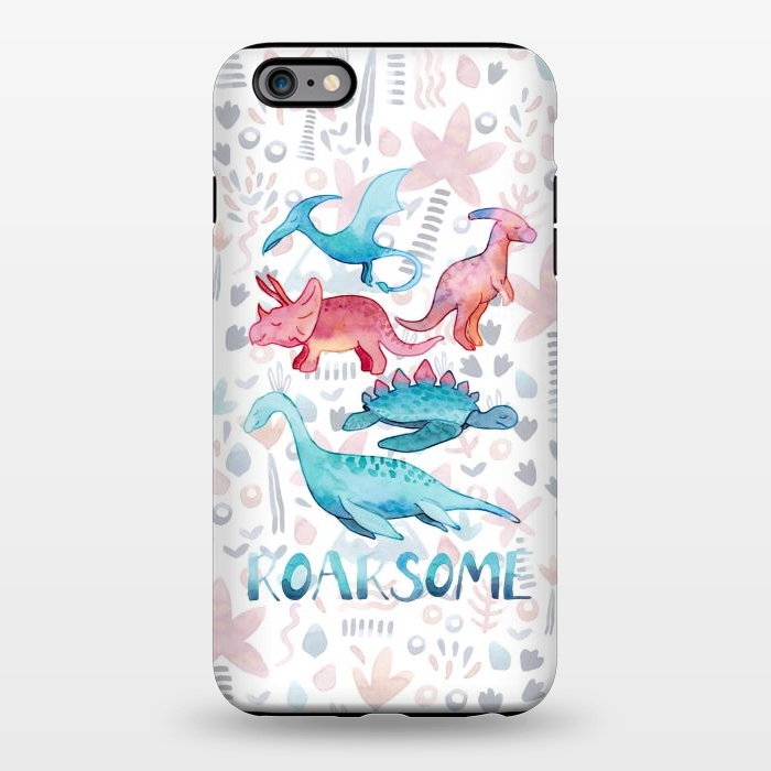 iPhone 6/6s plus StrongFit Roarsome Dino's by gingerlique