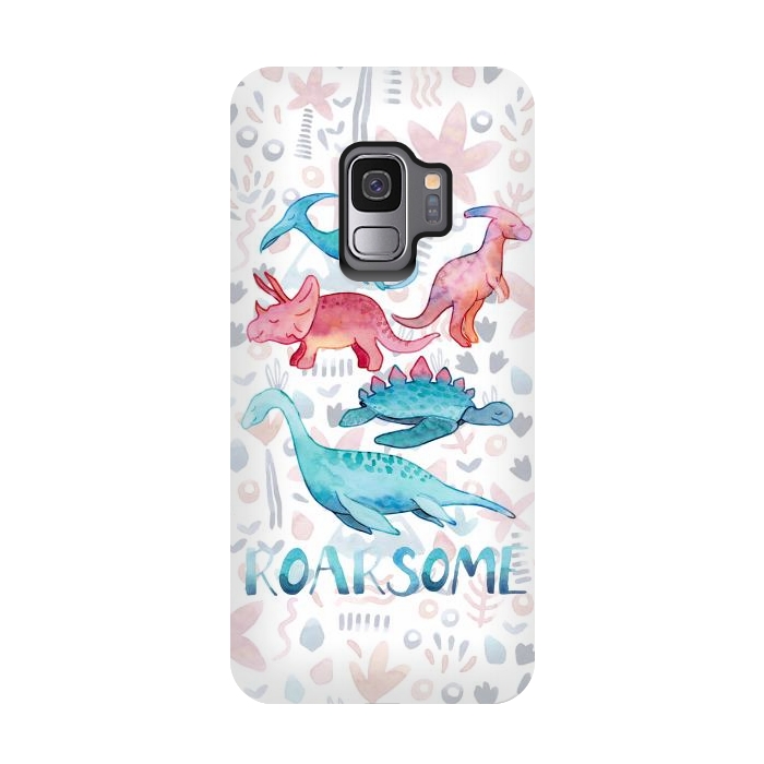 Galaxy S9 StrongFit Roarsome Dino's by gingerlique