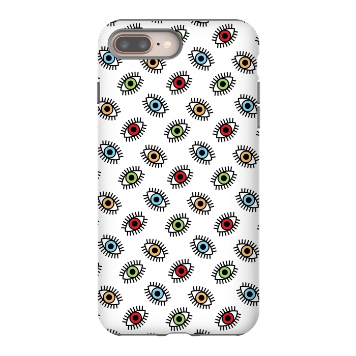iPhone 7 plus StrongFit Eyes pattern by Laura Nagel
