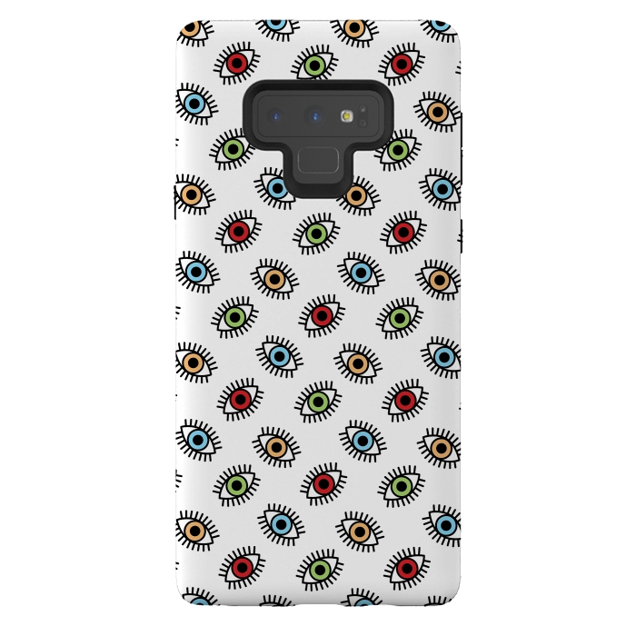 Galaxy Note 9 StrongFit Eyes pattern by Laura Nagel
