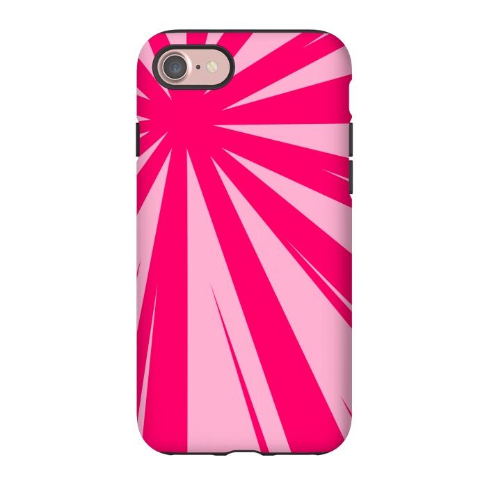 iPhone 7 StrongFit pink lines pattern 2 by MALLIKA