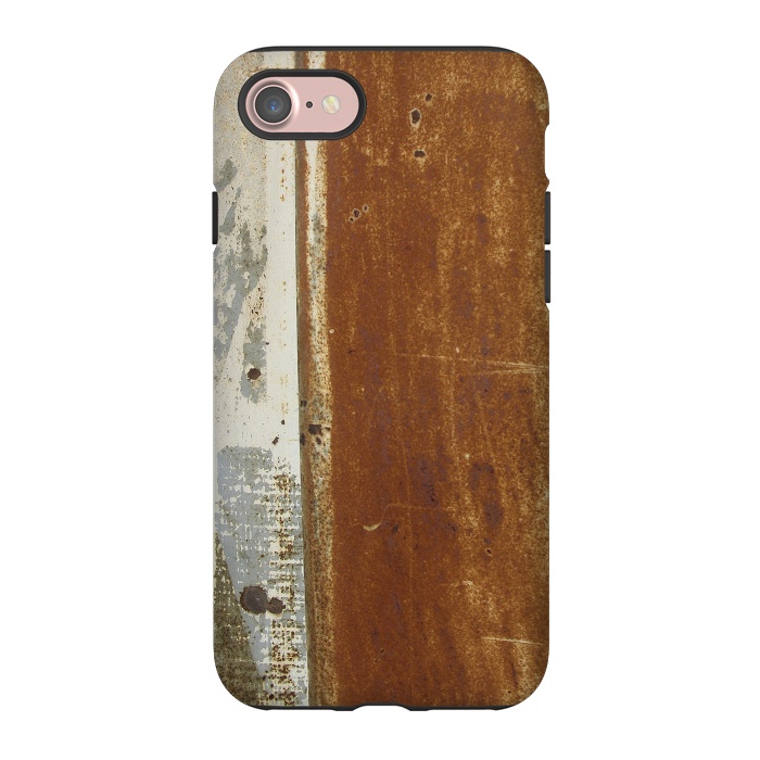 iPhone 7 StrongFit Rusty Metal Surface by Andrea Haase