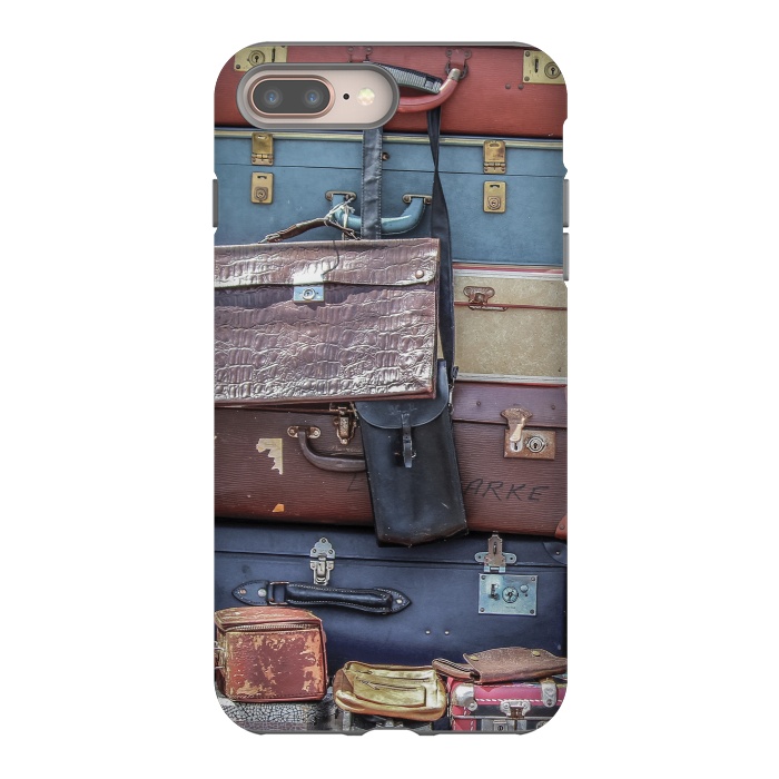 iPhone 7 plus StrongFit Collection Of Old Suitcase by Andrea Haase