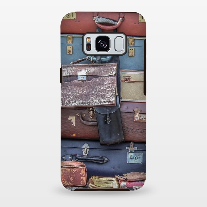 Galaxy S8 plus StrongFit Collection Of Old Suitcase by Andrea Haase