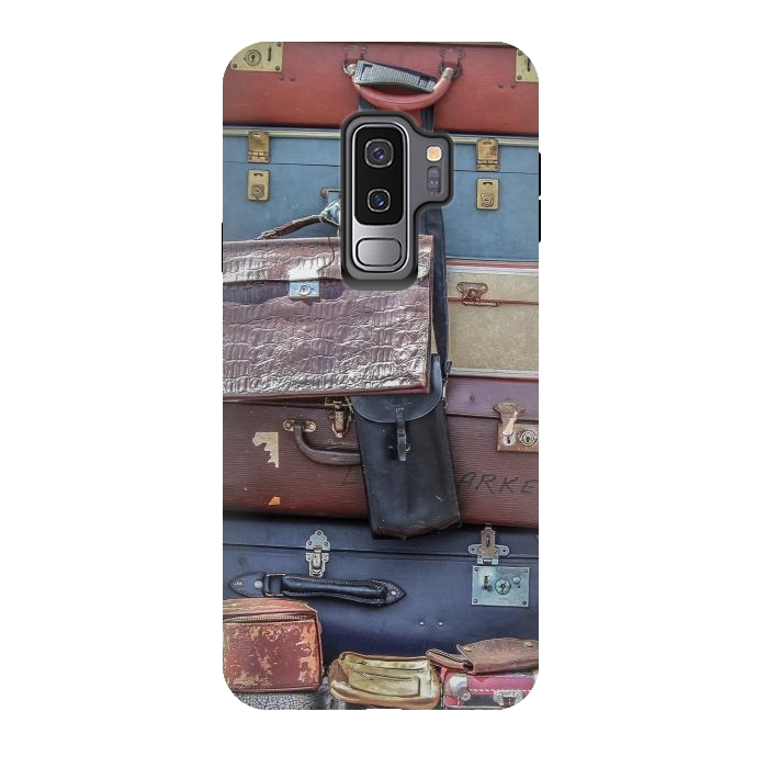 Galaxy S9 plus StrongFit Collection Of Old Suitcase by Andrea Haase