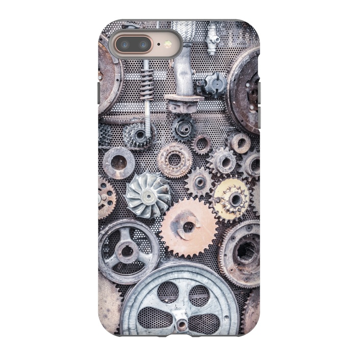 iPhone 7 plus StrongFit Vintage Steampunk Gear by Andrea Haase