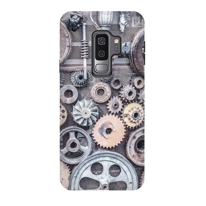 Galaxy S9 plus StrongFit Vintage Steampunk Gear by Andrea Haase