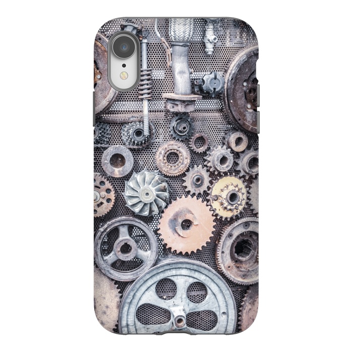 iPhone Xr StrongFit Vintage Steampunk Gear by Andrea Haase