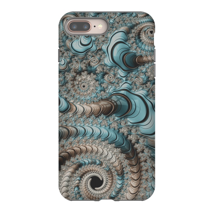 iPhone 7 plus StrongFit Fantastic Fractal Swirls by Andrea Haase