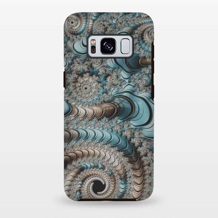 Galaxy S8 plus StrongFit Fantastic Fractal Swirls by Andrea Haase