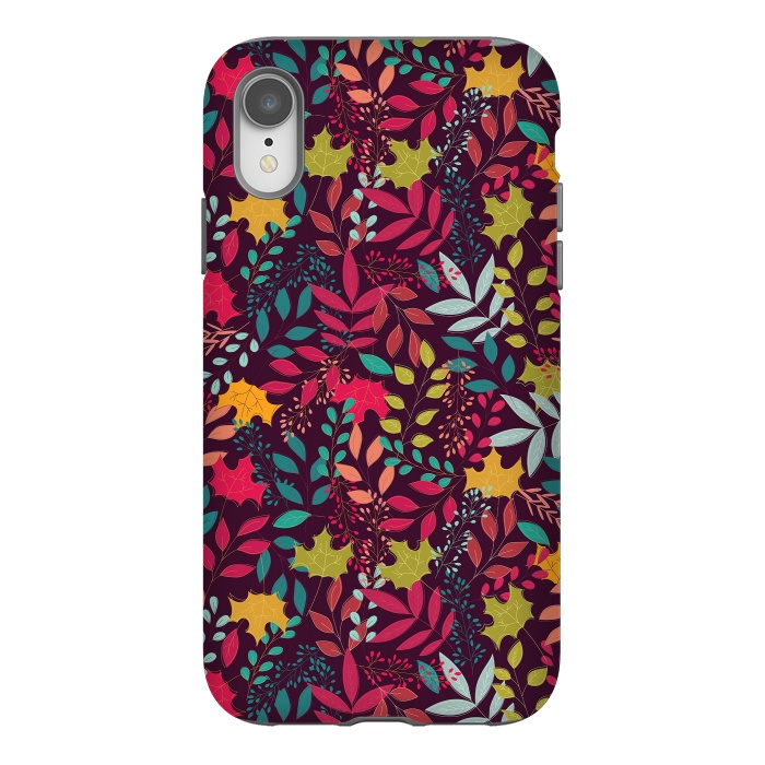 iPhone Xr StrongFit Autumn seamless pattern by Jelena Obradovic
