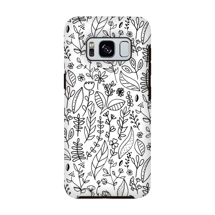 Galaxy S8 StrongFit Nature Doodle  by Tigatiga