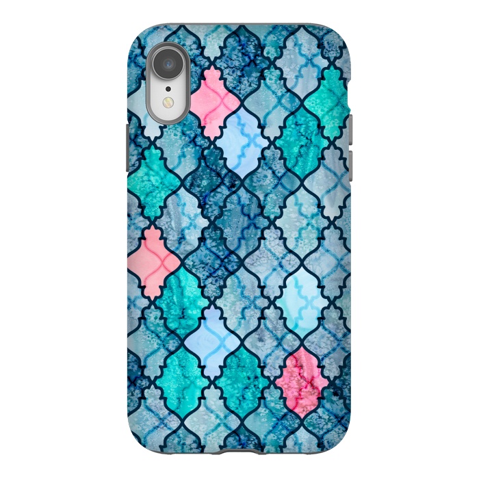 iPhone Xr StrongFit Moroccan Ocean by gingerlique