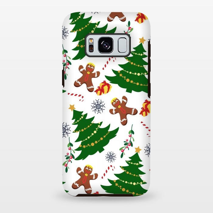 Galaxy S8 plus StrongFit Holly Jolly Christmas by Allgirls Studio