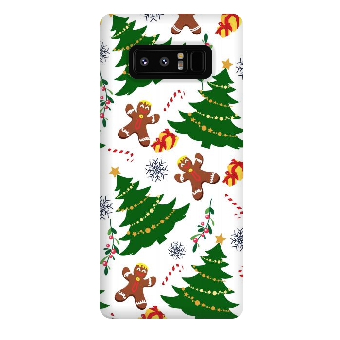 Galaxy Note 8 StrongFit Holly Jolly Christmas by Allgirls Studio