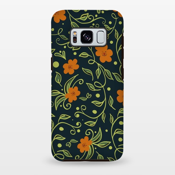 Galaxy S8 plus StrongFit Elegant Floral by Allgirls Studio